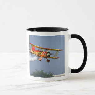 Gene Soucy performing aerobatics in Grumman Mug