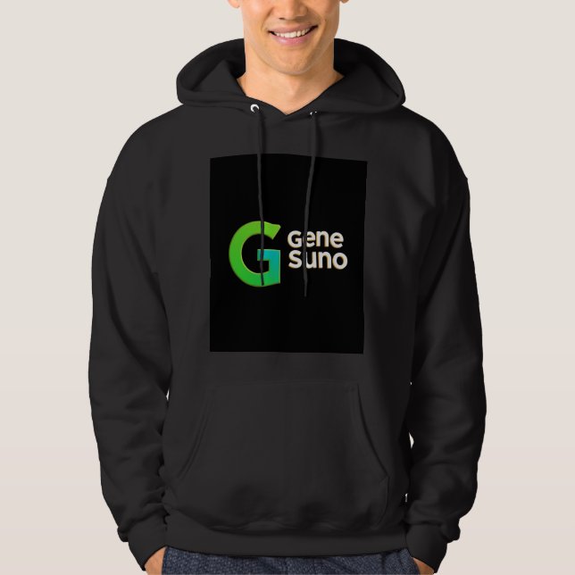 Gene Suno 2025 vibe with this striking T-Shirt Hoodie (Front)
