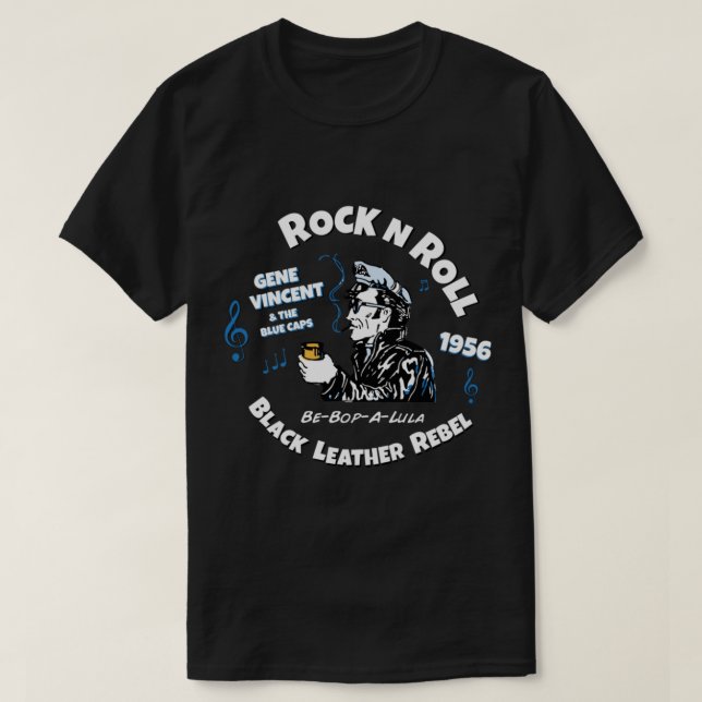 Gene Vincent Be Bop A Lula White Tank Top   (Design Front)