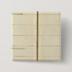 Genealogical Table, France 2 15 Cm Square Badge