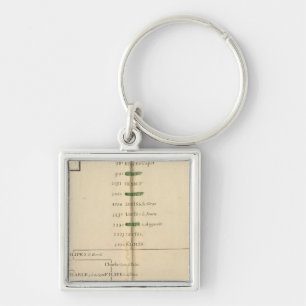 Genealogical Table, France 4 Key Ring