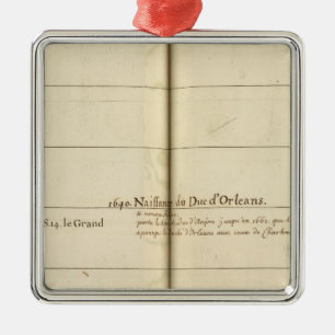 Genealogical Table, France Metal Tree Decoration