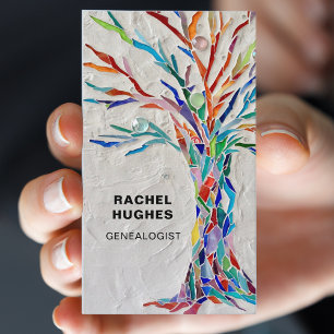Genealogist Family Tree Business Card