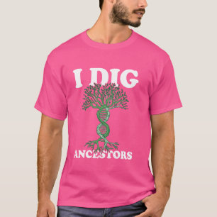 Genealogist Family Tree Expert Ancestry Research G T-Shirt