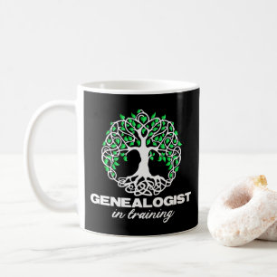 Genealogist In Training Funny Genealogy Tree Gifts Coffee Mug