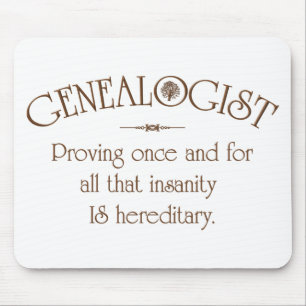 GENEALOGIST.. MOUSE MAT