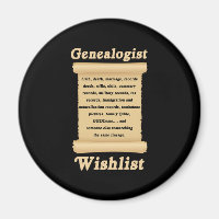Genealogist Wish List Tree Genealogy Family Gift