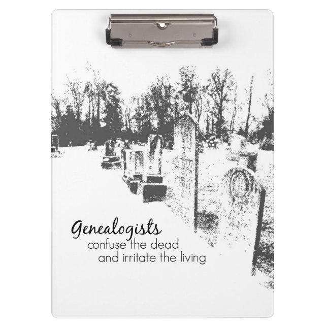 Genealogists Clipboard (Front)