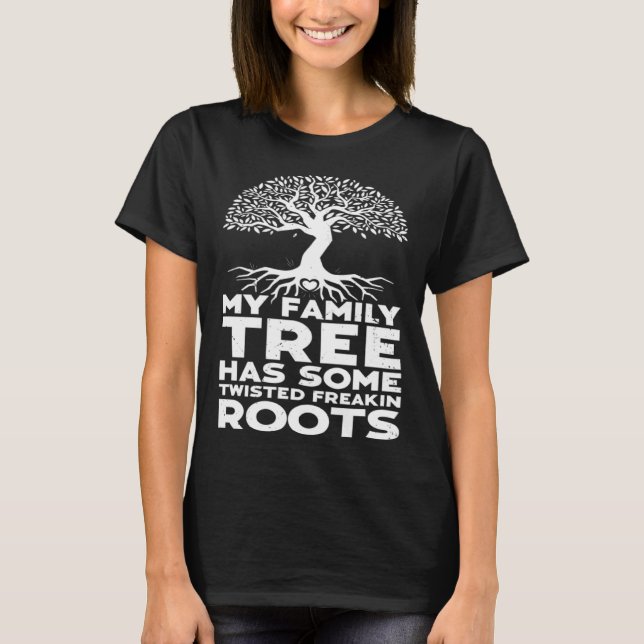 Genealogy Ancestry Dna Genealogist Family Tree Mak T-Shirt (Front)
