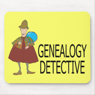 Genealogy Detective Mouse Mat