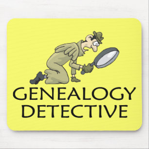 Genealogy Detective Mouse Mat
