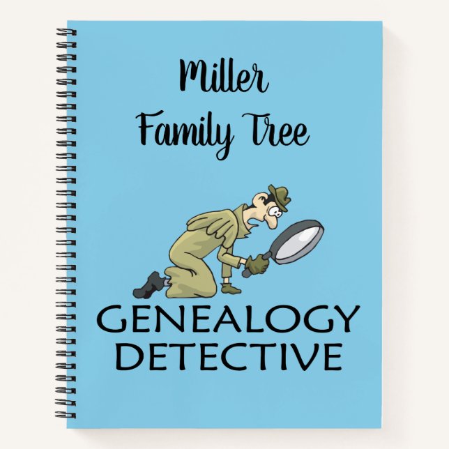 Genealogy Detective Notebook (Front)