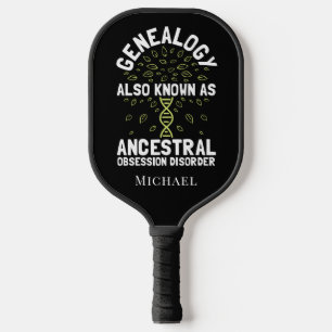 Genealogy Family Historian Personalised Pickleball Paddle