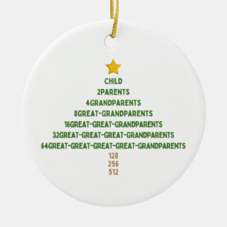 Genealogy Family History Christmas Ornament