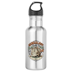 Genealogy Family Tree Cat Genealogy Family Tree Ca 532 Ml Water Bottle