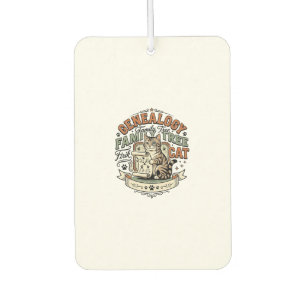 Genealogy Family Tree Cat Genealogy Family Tree Ca Car Air Freshener
