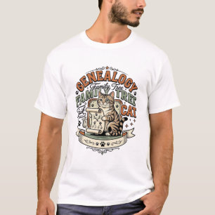 Genealogy Family Tree Cat Genealogy Family Tree Ca T-Shirt