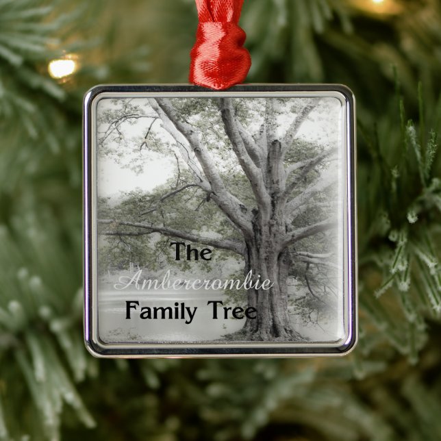 Genealogy Family Tree Metal Tree Decoration (Tree)