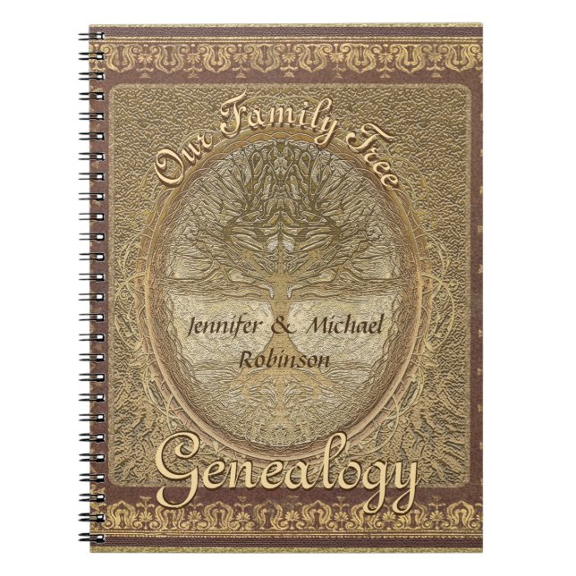 Genealogy Family Tree Notebook (Front)