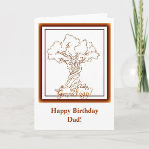 Genealogy Family Tree with a Twist Card