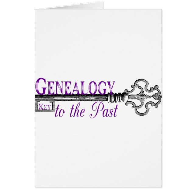 Genealogy Key to Past (Front)