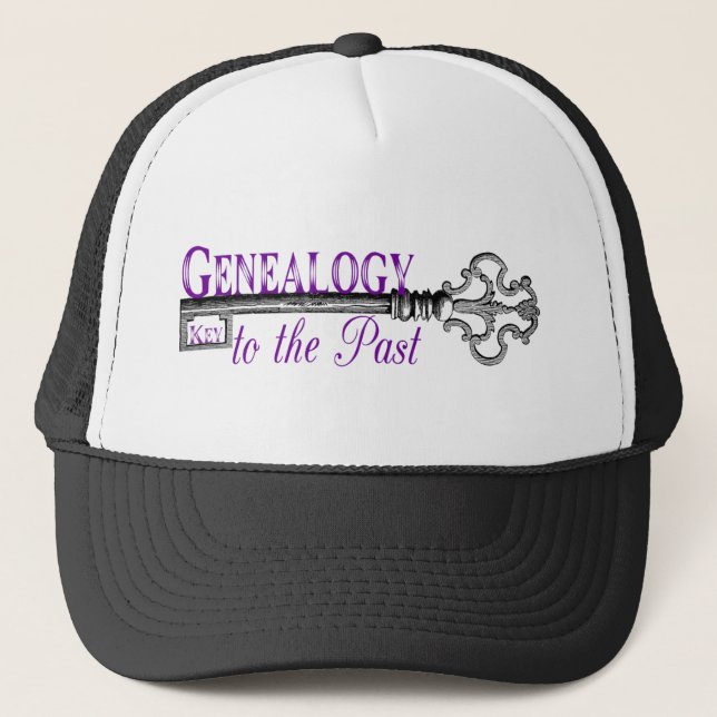 Genealogy Key to Past Trucker Hat (Front)