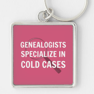 Genealogy Keychain (Pink)
