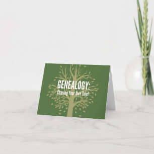 Genealogy Notecards (Green)