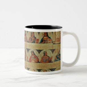 Genealogy of the Inca rulers and their Spanish Two-Tone Coffee Mug