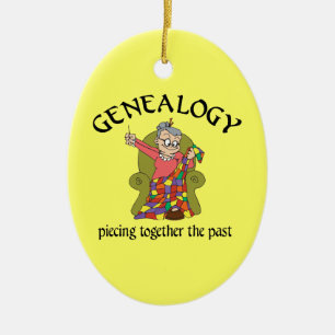 Genealogy Piecing Together The Past Ornament