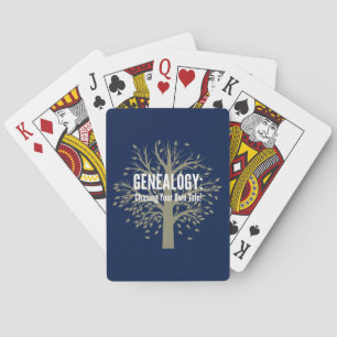 Genealogy Playing Cards (Blue)