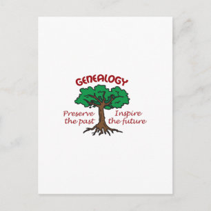 GENEALOGY POSTCARD