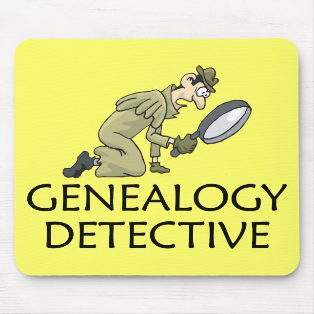 Genealogy Private Detective Mouse Mat (Front)