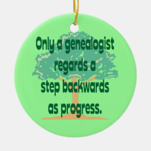 Genealogy Progress Ornament