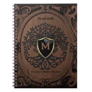 Genealogy Records Family Tree Ancestry Brown Name Notebook