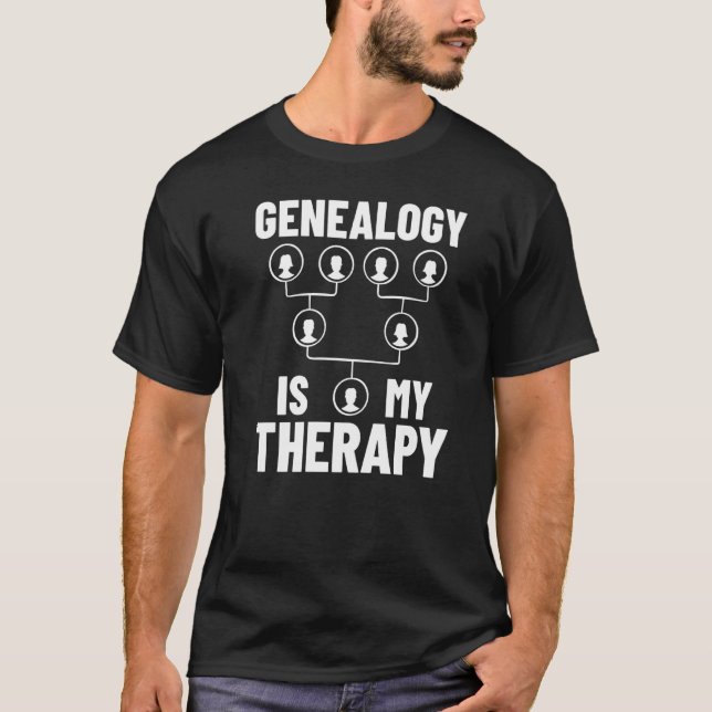Genealogy Research Dna Test Family Tree History An T-Shirt (Front)