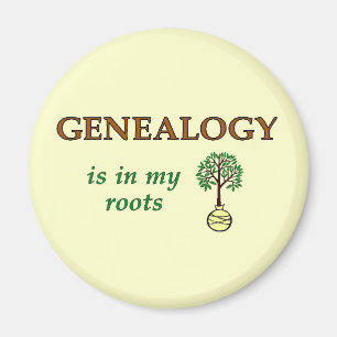 Genealogy Roots Magnet