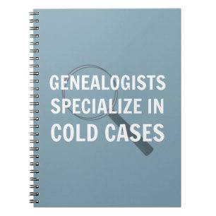 Genealogy Spiral Bound Notebook (Blue)