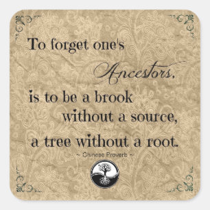 Genealogy To Forget Ones's Ancestors Sticker