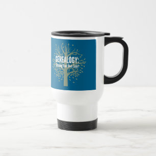 Genealogy Travel Mug (Blue)