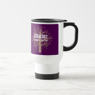Genealogy Travel Mug (Purple)
