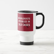 Genealogy Travel Mug (Red)