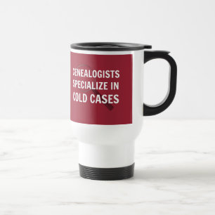 Genealogy Travel Mug (Red)