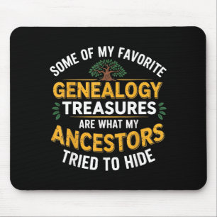 Genealogy Treasures Genetic Genealogist Ancestor G Mouse Mat