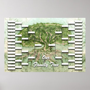 Genealogy Tree Template Poster
