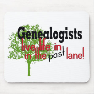 Genealogy Tree With Quote Mouse Mat