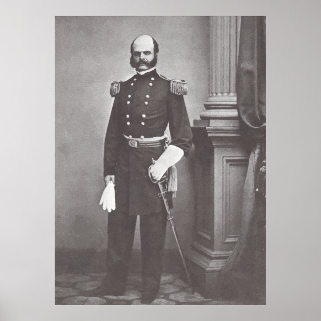 General Ambrose Burnside Poster (Front)