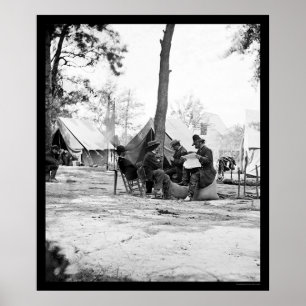 General Ambrose E. Burnside and Matthew Brady 1863 Poster