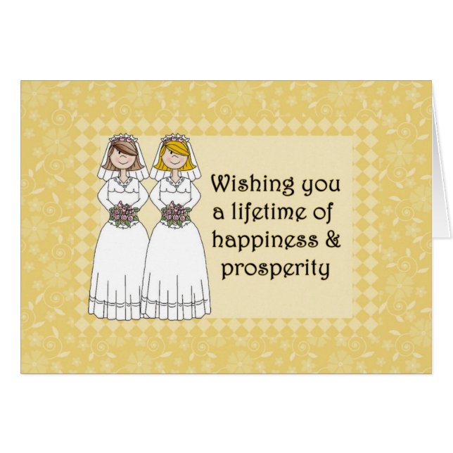 General and Gay Themed Wedding Cards and Postcards (Front Horizontal)