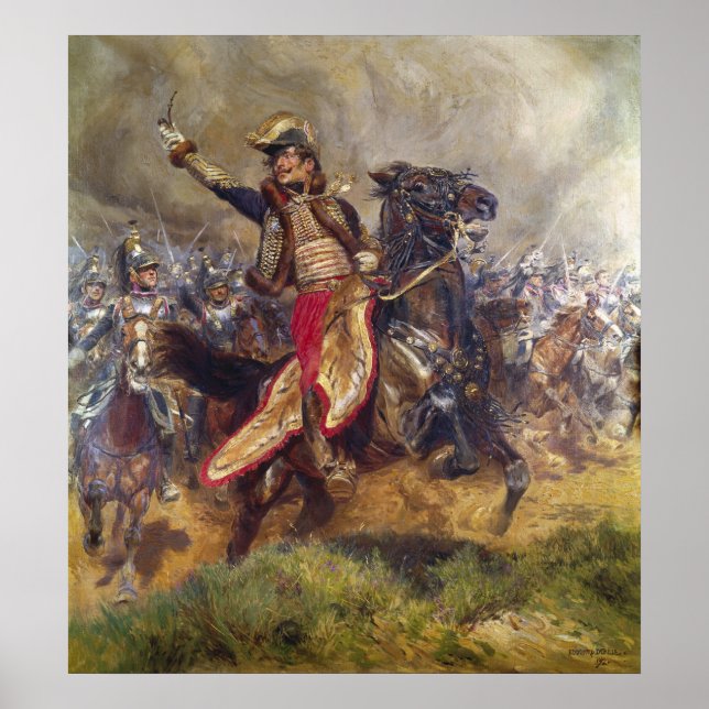 General Antoine-Charles-Louis Lasalle  1912 Poster (Front)